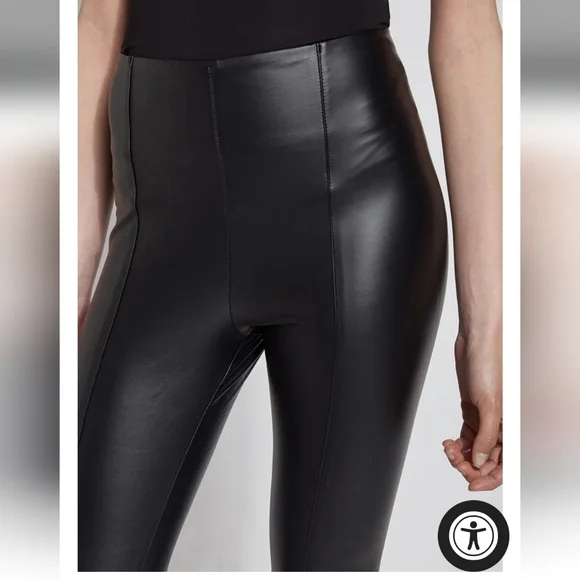 Lysse High Waist Vegan Leather Leggings - Picture 2 of 8